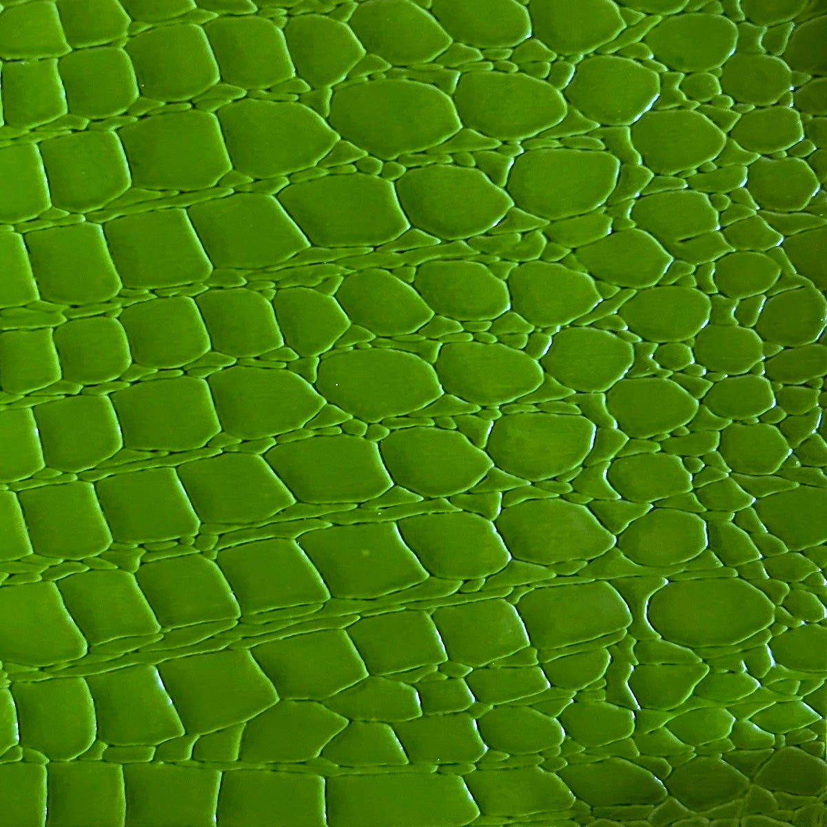 Faux Crocodile Vinyl Fabric - Crocodile Embossed, 54" Width (1 Yard)