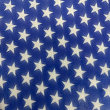 Star Print Spandex Mesh 4-Way Stretch 60"