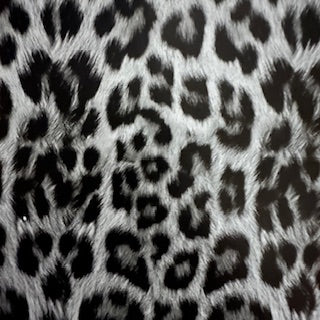 Leopard Print Vegan Leather 2-Way Stretch Fabric