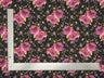 1 Yard Liverpool Knit Floral Fabric – Stretch Textured Crepe Material for Dresses and Tops – 58 Inch