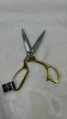 Professional Tailor Scissors Stainless Steel Fabric - Chrome Gold, Brushed Copper, Chrome Silver, Brushed Nickel, 8" Length, 2.35" Width, 0.79" Height