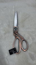 Professional Tailor Scissors Stainless Steel Fabric - Chrome Gold, Brushed Copper, Chrome Silver, Brushed Nickel, 8" Length, 2.35" Width, 0.79" Height