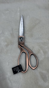 Professional Tailor Scissors Stainless Steel Fabric - Chrome Gold, Brushed Copper, Chrome Silver, Brushed Nickel, 8" Length, 2.35" Width, 0.79" Height
