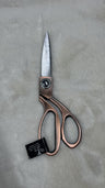 Professional Tailor Scissors Stainless Steel Fabric - Chrome Gold, Brushed Copper, Chrome Silver, Brushed Nickel, 8" Length, 2.35" Width, 0.79" Height