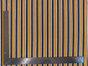 1 Yard Techno Crepe Knit Multicolor Stripe Print Fabric Lightweight Stretch 60 Inch Width