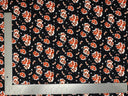 1 Yard Liverpool Knit Floral Print Fabric for Dresses, Tops, and Crafts – 58–60 Inches Wide