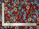 1 yarda de tela de punto Liverpool con estampado de cachemira – tela crepé elástica texturizada para prendas – 58 pulgadas de ancho