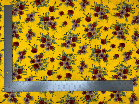 1 Yard ITY Knit Animal Print Fabric with Sequins Stretch Drapey Material 60 Inch Width