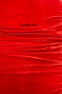 Lipstick Red Stretch Velvet Fabric - Red, 58"-60" Width (1 Yard)