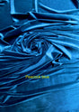 Peacock Blue Polyester Spandex Stretch Velvet Fabric - Teal, 58"-60" Width (1 Yard)