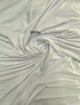 White Stretch Velvet Fabric - White, 58"-60" Width (1 Yard)