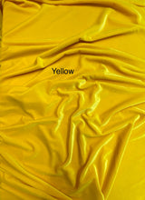 Yellow Stretch Velvet Fabric - Yellow, 58"-60" Wide