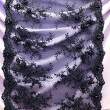 Beaded 3D Floral Lace Trim