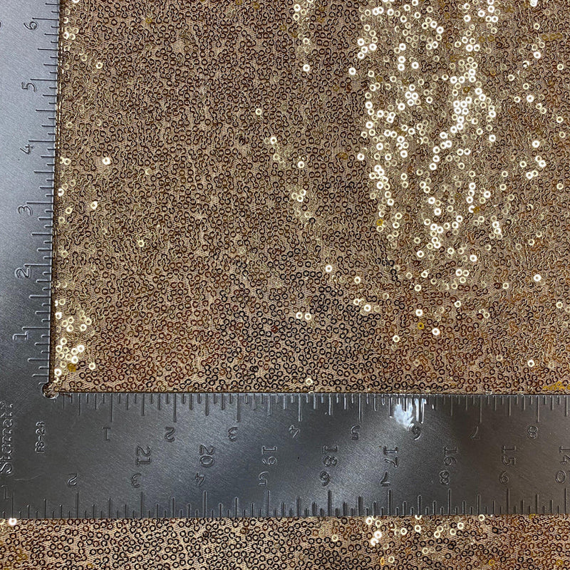 1 Yard 3mm Mini Shiny Sequins on Poly Spandex Mesh Fabric Sparkly Stretch 60 Inch Width