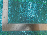 1 Yard 3mm Mini Shiny Sequins on Poly Spandex Mesh Fabric Sparkly Stretch 60 Inch Width