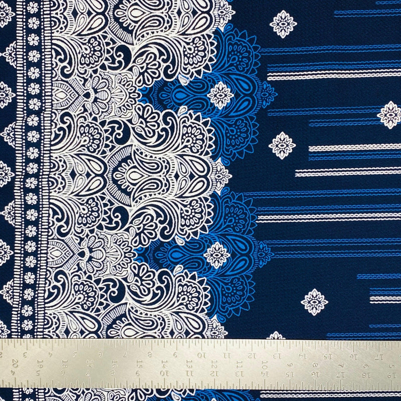 1 Yard Stylish Bullet Knit Puff Geometric Print Fabric Stretch Textured Medium Weight 60 Inch Width