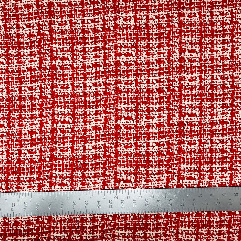 1 yard Liverpool knit geometric print fabric with stretch for tops skirts cardigans dresses 60 inches wide