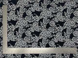 1 yard Liverpool knit floral print fabric with stretch for dresses tops skirts blouses 60 inches wide