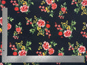 1 yard DTY floral brushed knit fabric soft double sided stretch for tops skirts dresses 60 inches wide