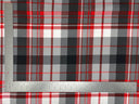 1 yarda de tela de punto Liverpool con estampado de cuadros suave y elástica para faldas, vestidos y tops, 60 pulgadas de ancho
