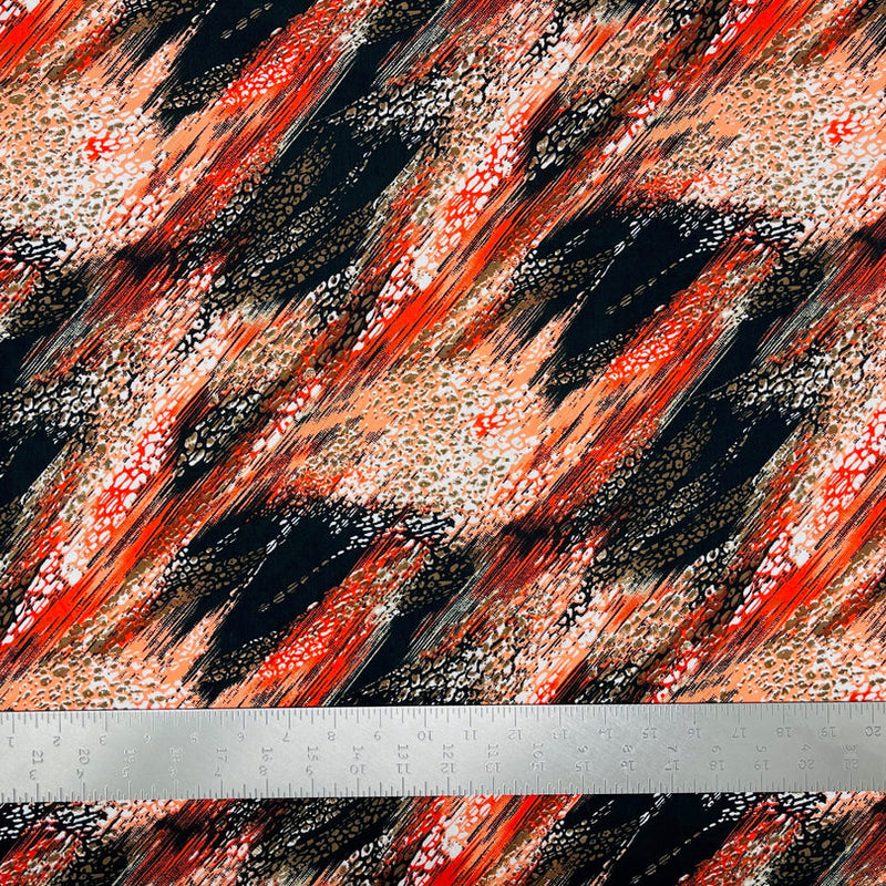 1 Yard ITY Knit Geometric Print Fabric for Fashion and Apparel 60 Inches Wide
