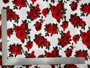 1 yarda de tela de punto ITY con estampado floral para vestidos y prendas, 60 pulgadas de ancho