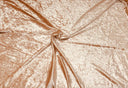 1 Yard Crushed Velvet Velour Stretchy Fabric Soft Plush Stretch 60 Inch Width