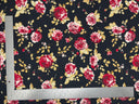 1 yarda de tela de punto ITY con estampado floral para vestidos y prendas, 60 pulgadas de ancho