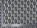 1 Yard Geometric Liverpool Knit Fabric – 60" Wide Stretch Crepe for Bold, Tailored Creations