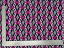 1 Yard Geometric Liverpool Knit Fabric – 60" Wide Stretch Crepe for Bold, Tailored Creations