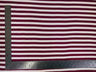 1 Yard DTY Double Sided Knit Horizontal Stripe Print Fabric For Dresses Tops Apparel 60 Inch Wide