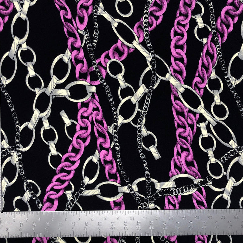 1 Yard Liverpool Knit Geometric Print Fabric for Dresses, Skirts, Tops, and Headwraps 58 60 Inch