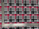 1 Yard Liverpool Knit Plaid Print Fabric – Medium Weight Stretch Fabric for Apparel and Décor 58" 60" Width
