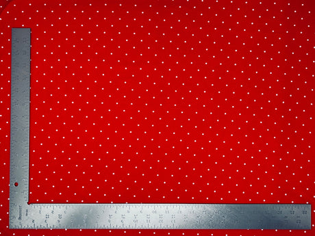 1 Yard Liverpool Knit Polka Pin Dot Fabric – Medium Weight Textured Stretch Fabric for Clothing 58" 60" width