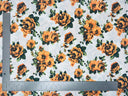 1 yarda de tela de punto ITY suave con estampado floral para vestidos, blusas, faldas y proyectos de ropa, 60 pulgadas de ancho
