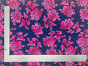 1 yarda de tela de punto Liverpool floral elástica para blusas, vestidos, tops y faldas, texturizada, ancho de 58 pulgadas
