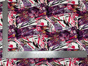 1 yarda de tela de punto Liverpool floral elástica para blusas, vestidos, tops y faldas texturizada de 58 pulgadas