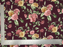 1 Yard Liverpool Knit Floral Fabric – Stretch Textured Crepe for Dresses, Tops, Skirts – 58 Inch