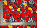 1 Yard Liverpool Knit Floral Fabric – Stretch Textured Crepe for Dresses, Tops, Skirts – 58 Inch