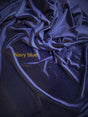 Navy Stretch Velvet Fabric - Navy, 58"-60" Width (1 Yard)