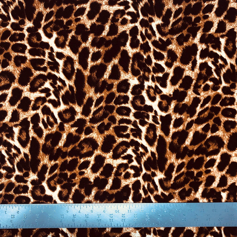 1 Yard Stretch Liverpool Knit Animal Print Fabric for Skirts, Tops, Costumes, Apparel Width 58 60 Inches