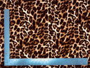 1 yarda de tela de punto Liverpool elástica con estampado animal para faldas, tops, disfraces, ropa Ancho 58-60 pulgadas