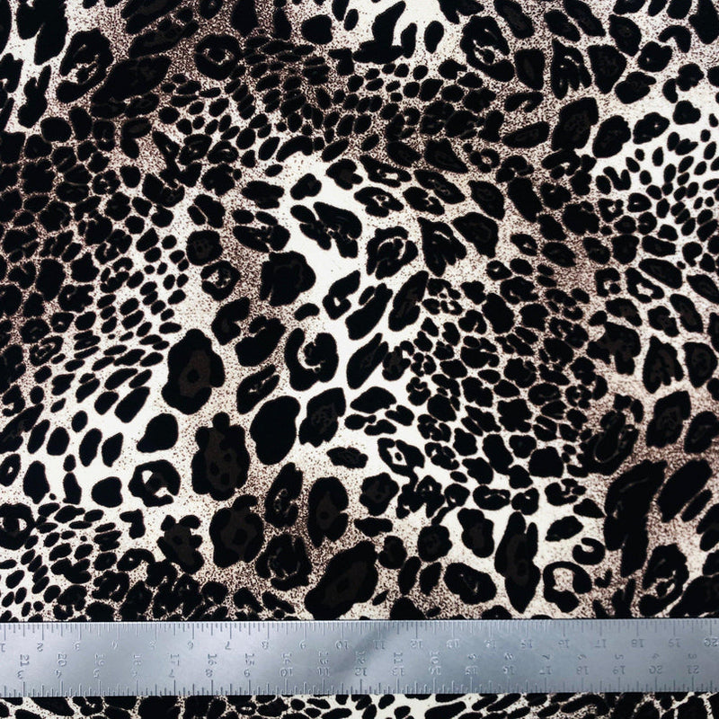 1 Yard Bold Liverpool Knit Animal Print Fabric for Apparel, Décor, and Craft Projects Width 58 60 Inches