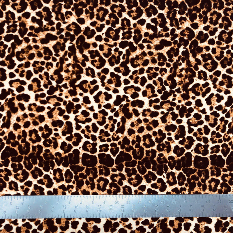 1 Yard Liverpool Knit Animal Print Fabric for Apparel, Costumes, Decor and Crafts – 58–60 Inches Wide