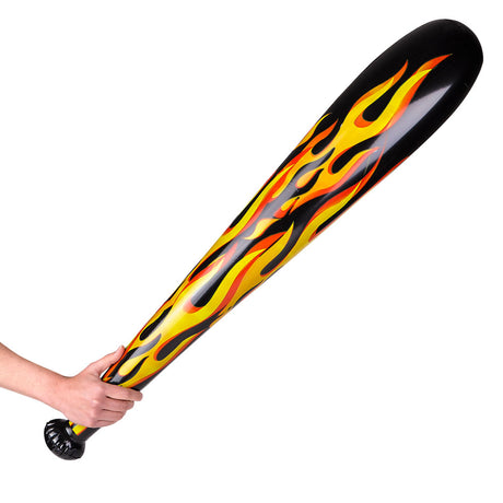 Flame Baseball Bat Inflatable (1 DZ)