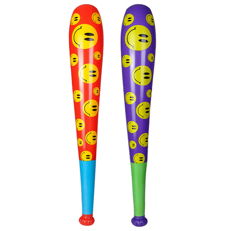 Inflatable Smiley Face Baseball Bat (1 DZ)