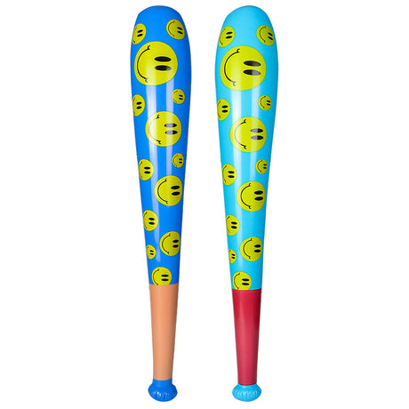 Inflatable Smiley Face Baseball Bat (1 DZ)