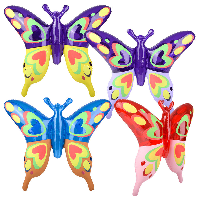 Butterfly Inflate 27" Transparent (1 DZ)