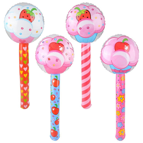 Cupcake Lollipop Inflate (1 DZ)