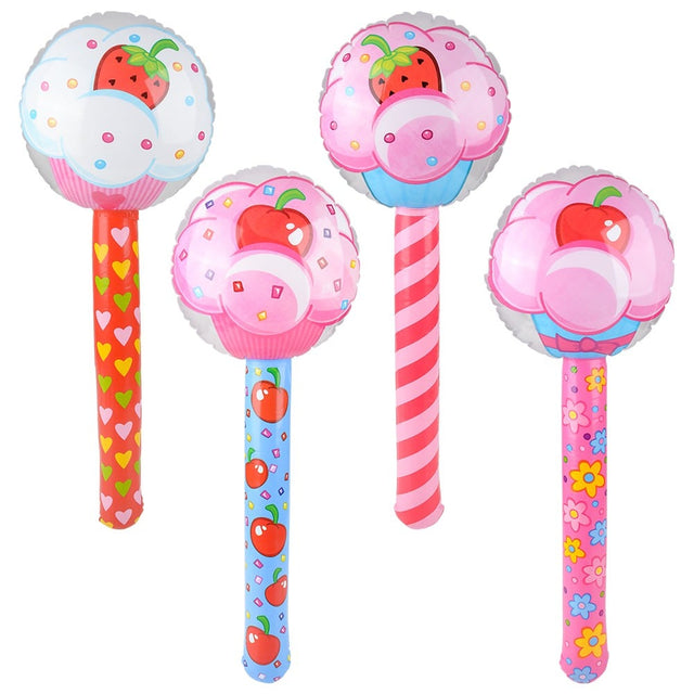 Cupcake Lollipop Inflate (1 DZ)
